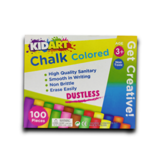 Kidart Chalk Dustless Colored