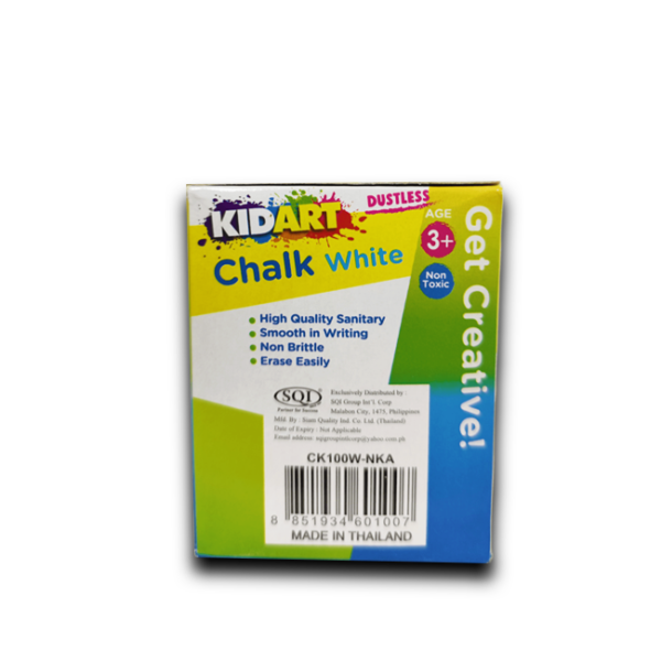 White Dustless Chalk – CK100Y - Image 2