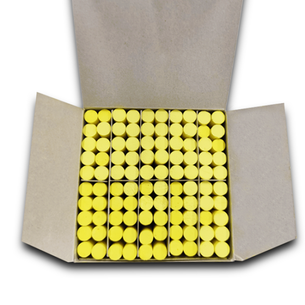 Yellow Dustless Chalk – CK100Y - Image 3