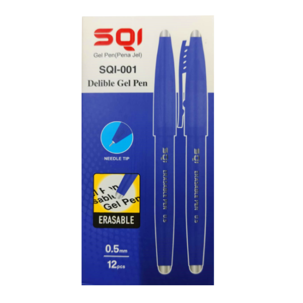 SQI 001 - 0.5mm Erasable Gel Pen - Image 3