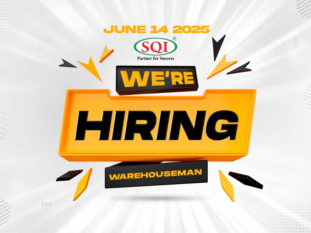 HIRING: WAREHOUSEMAN 4 SQI GROUP INT'L. CORP. PHILIPPINES, SCHOOL SUPPLIES, SCHOOL MATERIALS, kidart, flexoffice, FLEX OFFICE, WHOLESALE AND RETAIL, gin florita, ginflorita, ginflorita.com