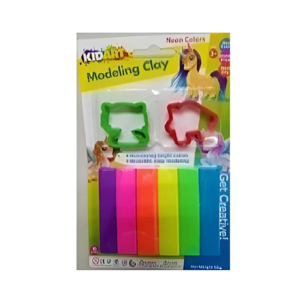 T50FNE'6C'2M L'U - (NEON) Flat 6 colors with 2 molds